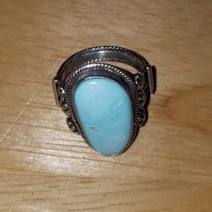 Size 8 Turquoise Ring